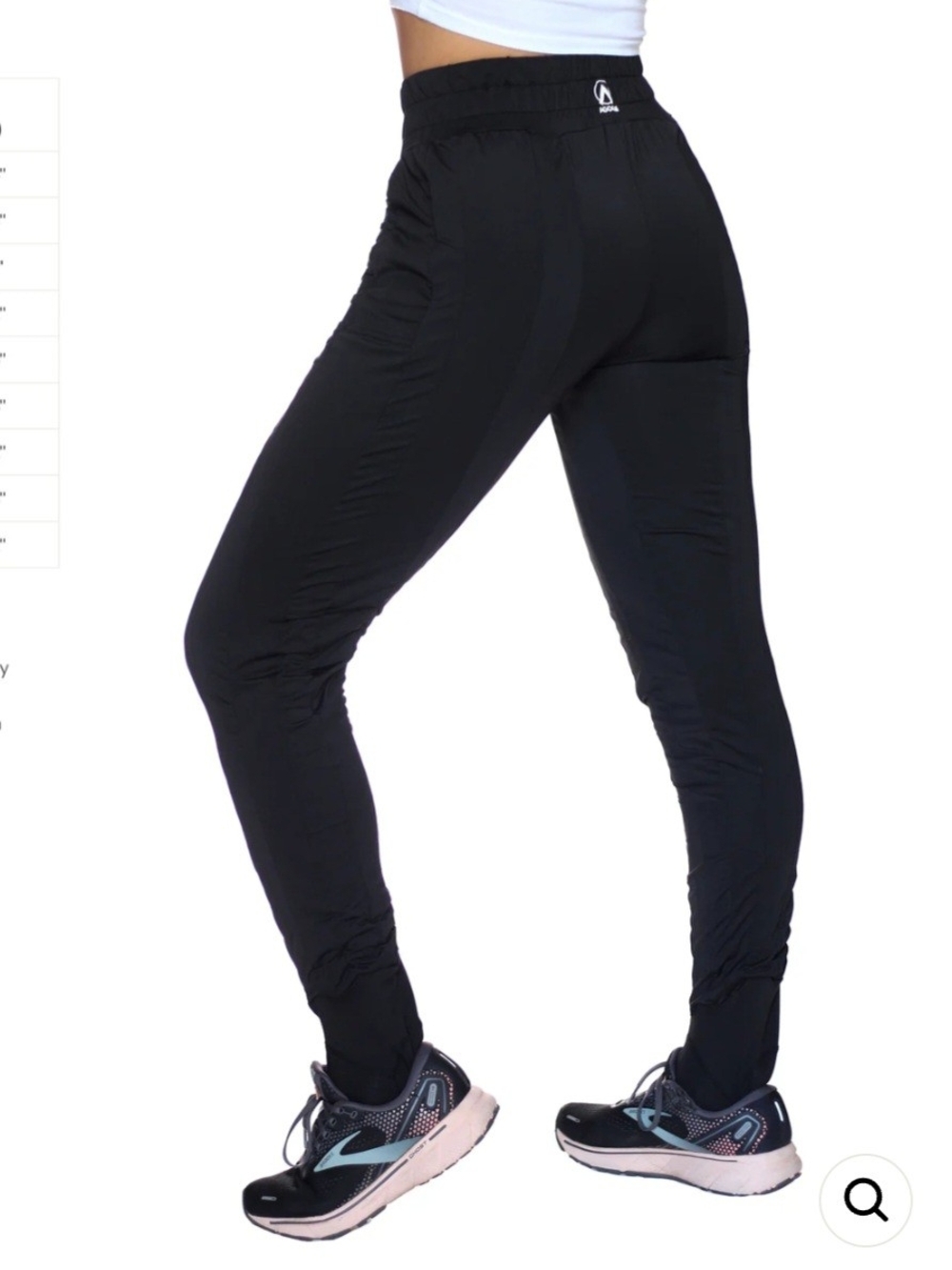 NWT Agogie Resistance Bands Training 40+ Leggings Women's 2XL Black Gym Squats